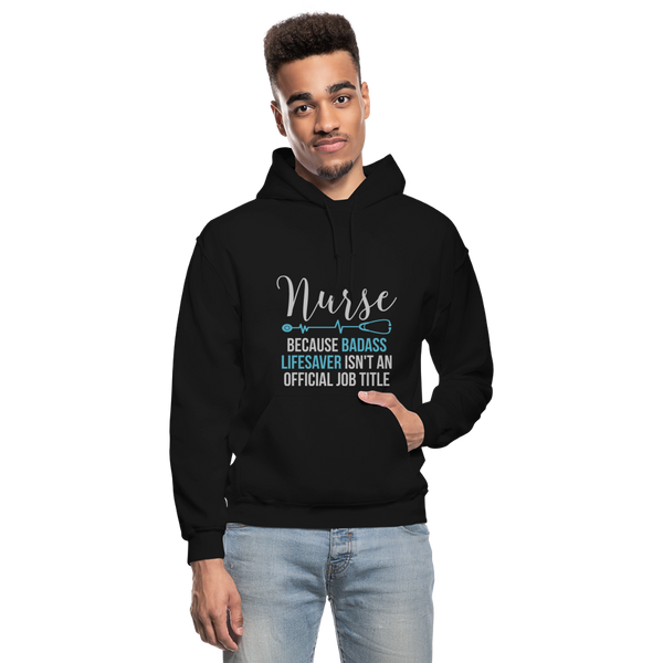 Nurse Badass 3 Gildan Heavy Blend Adult Hoodie - black