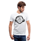 Men's V-Neck T-Shirt - white