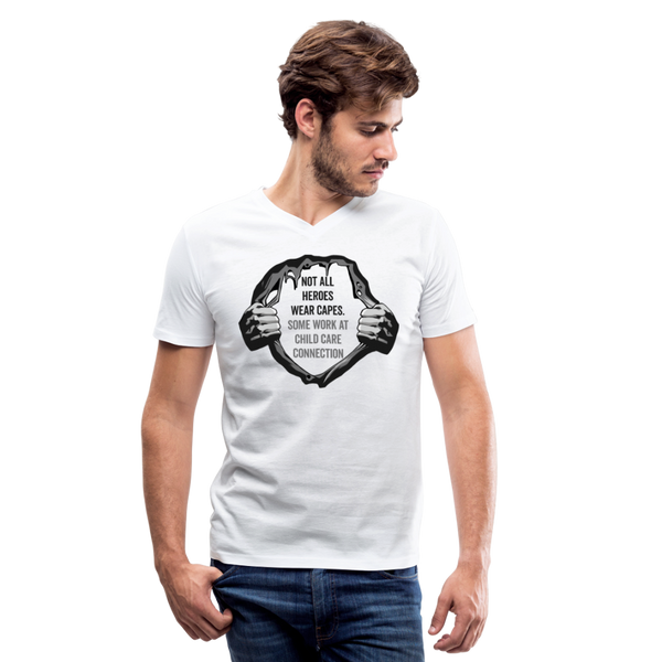 Men's V-Neck T-Shirt - white