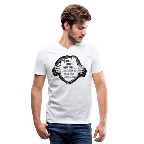 Men's V-Neck T-Shirt - white