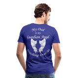 Dad Guardian Angel Men's Premium T-Shirt (CK3549) - royal blue