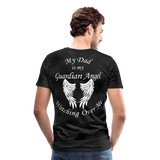 Dad Guardian Angel Men's Premium T-Shirt (CK3549) - charcoal gray