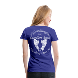 Granddaughter Guardian Angel Women’s Premium T-Shirt (CK3574) - royal blue