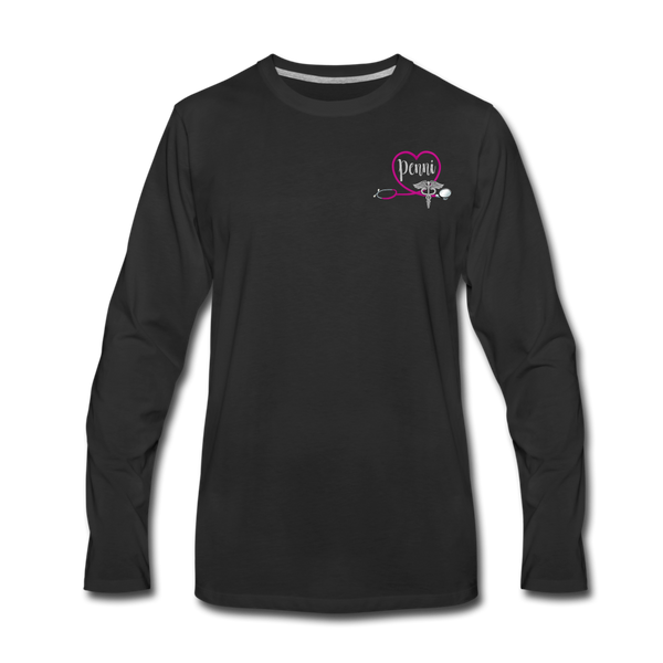 Penni Men's Premium Long Sleeve T-Shirt - black