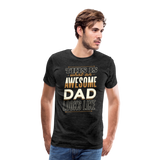 This is What An Awesome Dad Looks Like Men's Premium T-Shirt (CK4102) - charcoal gray