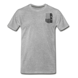 Dad American Flag Men's Premium T-Shirt CK1903 - Black - heather gray