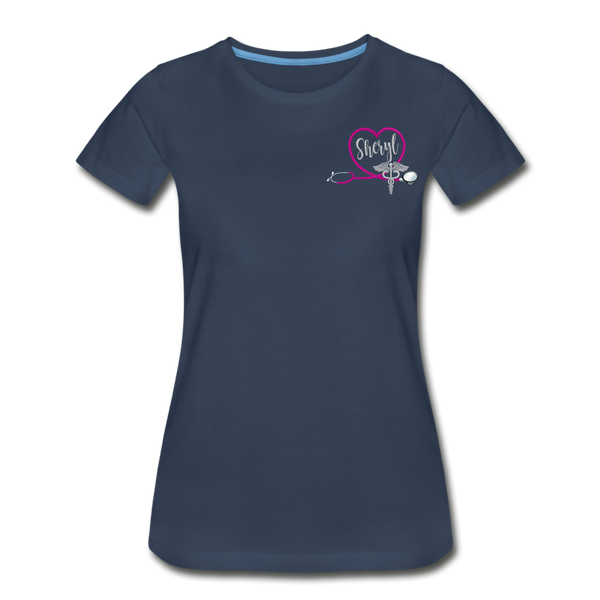 Sheryl Women’s Premium Organic T-Shirt - navy