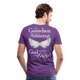 My Grandson Was So Amazing Men's Premium T-Shirt (CK1489) - purple