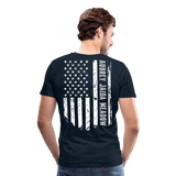 Aubrey Jaida Meadow Men's Premium T-Shirt - deep navy