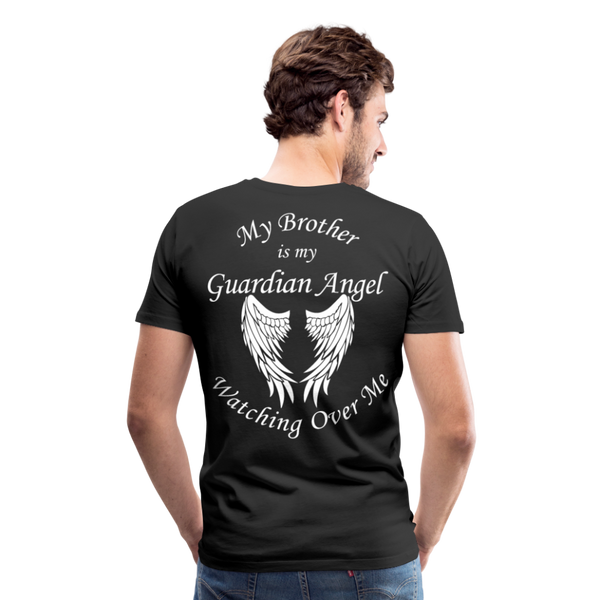 Brother Guardian Angel Men's Premium T-Shirt (CK3551) - black