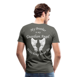 Brother Guardian Angel Men's Premium T-Shirt (CK3551) - asphalt gray