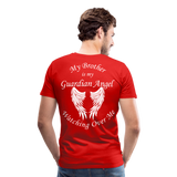 Brother Guardian Angel Men's Premium T-Shirt (CK3551) - red