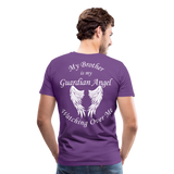 Brother Guardian Angel Men's Premium T-Shirt (CK3551) - purple
