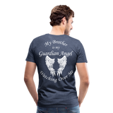 Brother Guardian Angel Men's Premium T-Shirt (CK3551) - heather blue