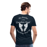 Brother Guardian Angel Men's Premium T-Shirt (CK3551) - deep navy
