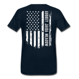 Aubrey Jaida Meadow Men's Premium T-Shirt Final - deep navy