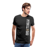 Pitbull Dad Men's Premium T-Shirt (CK1513 MM) - black