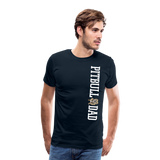 Pitbull Dad Men's Premium T-Shirt (CK1513 MM) - deep navy