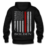Bolden Firefighter Gildan Heavy Blend Adult Hoodie - black