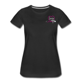 Laura Nurse Practitioner Flag Women’s Premium T-Shirt - black