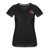 Laura Nurse Practitioner Flag Women’s Premium T-Shirt - charcoal gray