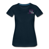 Laura Nurse Practitioner Flag Women’s Premium T-Shirt - deep navy