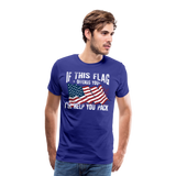If This Flag Offends You Men's Premium T-Shirt - royal blue