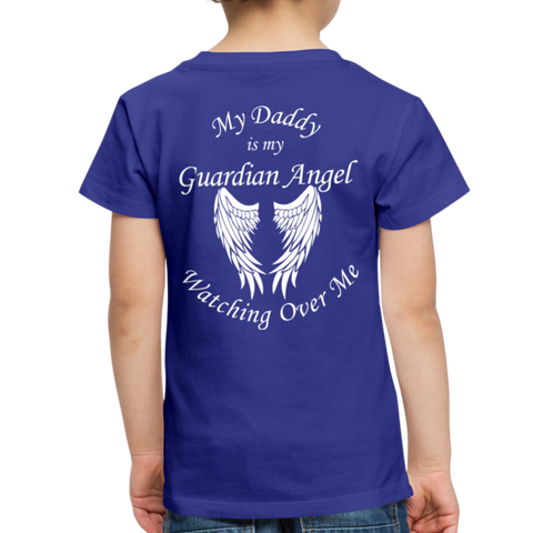 Daddy Guardian Angel Toddler Premium T-Shirt - royal blue
