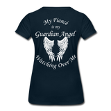 Fiancé Guardian Angel Women’s Premium T-Shirt - deep navy