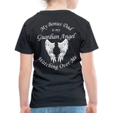 Bonus Dad Guardian Angel Toddler Premium T-Shirt - black