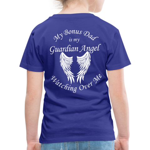 Bonus Dad Guardian Angel Toddler Premium T-Shirt - royal blue