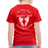 Bonus Dad Guardian Angel Toddler Premium T-Shirt - red