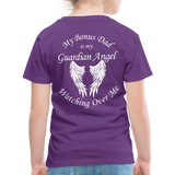 Bonus Dad Guardian Angel Toddler Premium T-Shirt - purple