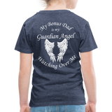 Bonus Dad Guardian Angel Toddler Premium T-Shirt - heather blue