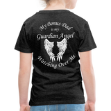Bonus Dad Guardian Angel Toddler Premium T-Shirt - charcoal gray