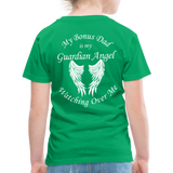 Bonus Dad Guardian Angel Toddler Premium T-Shirt - kelly green
