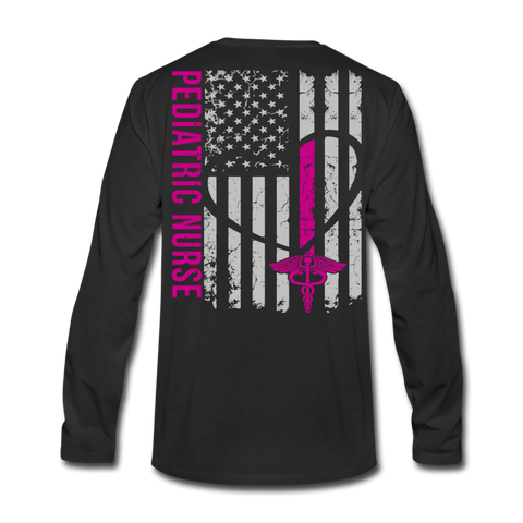 Men's Premium Long Sleeve T-Shirt - black