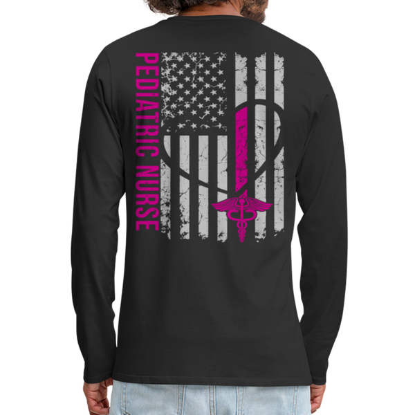 Men's Premium Long Sleeve T-Shirt - black