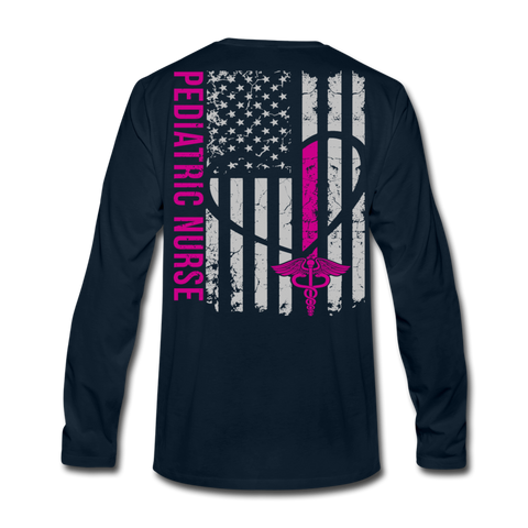 Patsy K Men's Premium Long Sleeve T-Shirt - deep navy