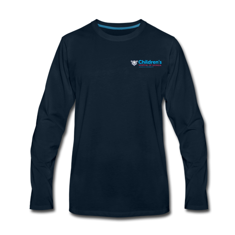 Custom Order PK Men's Premium Long Sleeve T-Shirt - deep navy