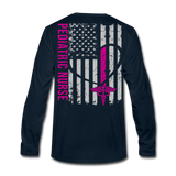 Custom Order PK Men's Premium Long Sleeve T-Shirt - deep navy