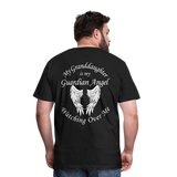 Granddaughter Guardian Angel Men's Premium T-Shirt (CK3574) - black