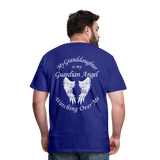 Granddaughter Guardian Angel Men's Premium T-Shirt (CK3574) - royal blue