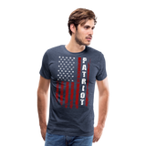 Patriot American Flag Men's Premium T-Shirt - heather blue
