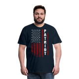 Patriot American Flag Men's Premium T-Shirt - deep navy