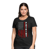 Patriot American Flag Women’s Premium T-Shirt - black
