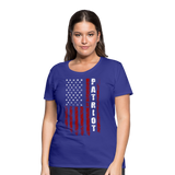 Patriot American Flag Women’s Premium T-Shirt - royal blue