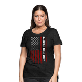 Patriot American Flag Women’s Premium T-Shirt - charcoal gray