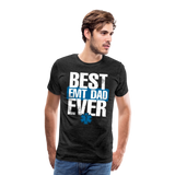 Best EMT Dad Ever Men's Premium T-Shirt (CK1850) - charcoal gray