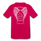 Daddy 7/8/97-2/1/21 Toddler Premium T-Shirt - dark pink